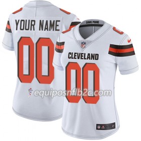 Camiseta Mujer NFL Cleveland Browns Personalizar Blanco 